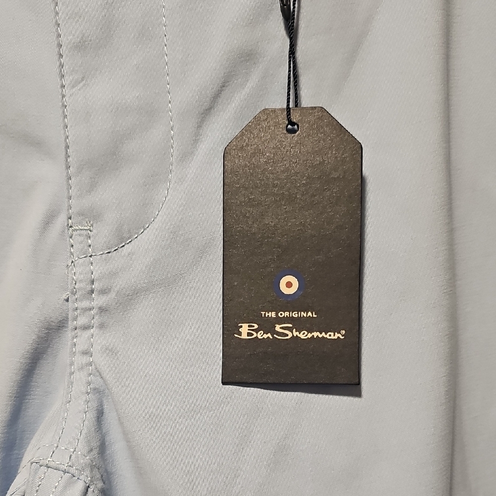 Ben Sherman Sky Blue Chinos - Picture 2 of 9